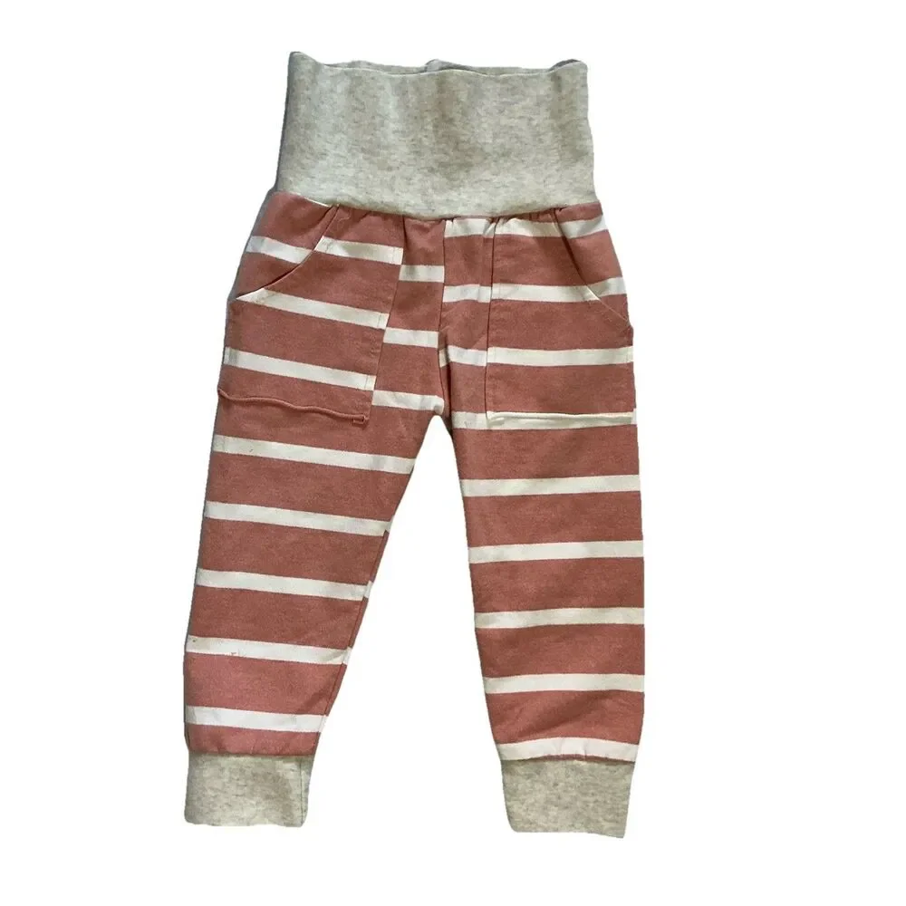 Eghunooy Toddler Hoodie and Pants Set Stripes Unisex 2T / 100 2-Pc Outfit